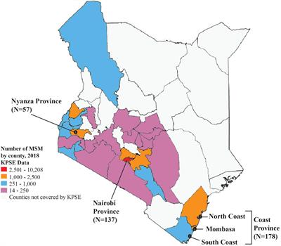 Phylogeographic Assessment Reveals Geographic Sources of HIV-1 Dissemination Among Men Who Have Sex With Men in Kenya